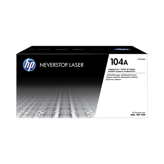 Tambor de Imagen HP 104A W1104A Negro Neverstop (20,000 Páginas)