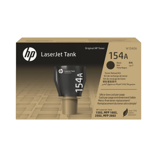 Tóner HP 154A W1540A Negro LaserJet Tank MFP 2602SDW/1602W (2,500 Páginas)