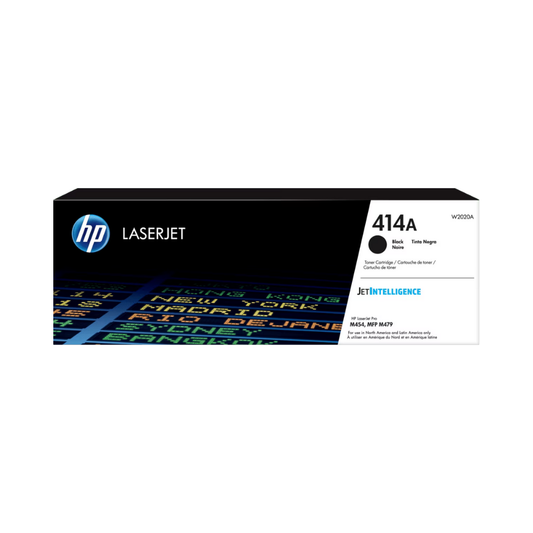 Tóner HP 414A W2020A Negro LaserJet M454/M479/M480F (2,400 Páginas)