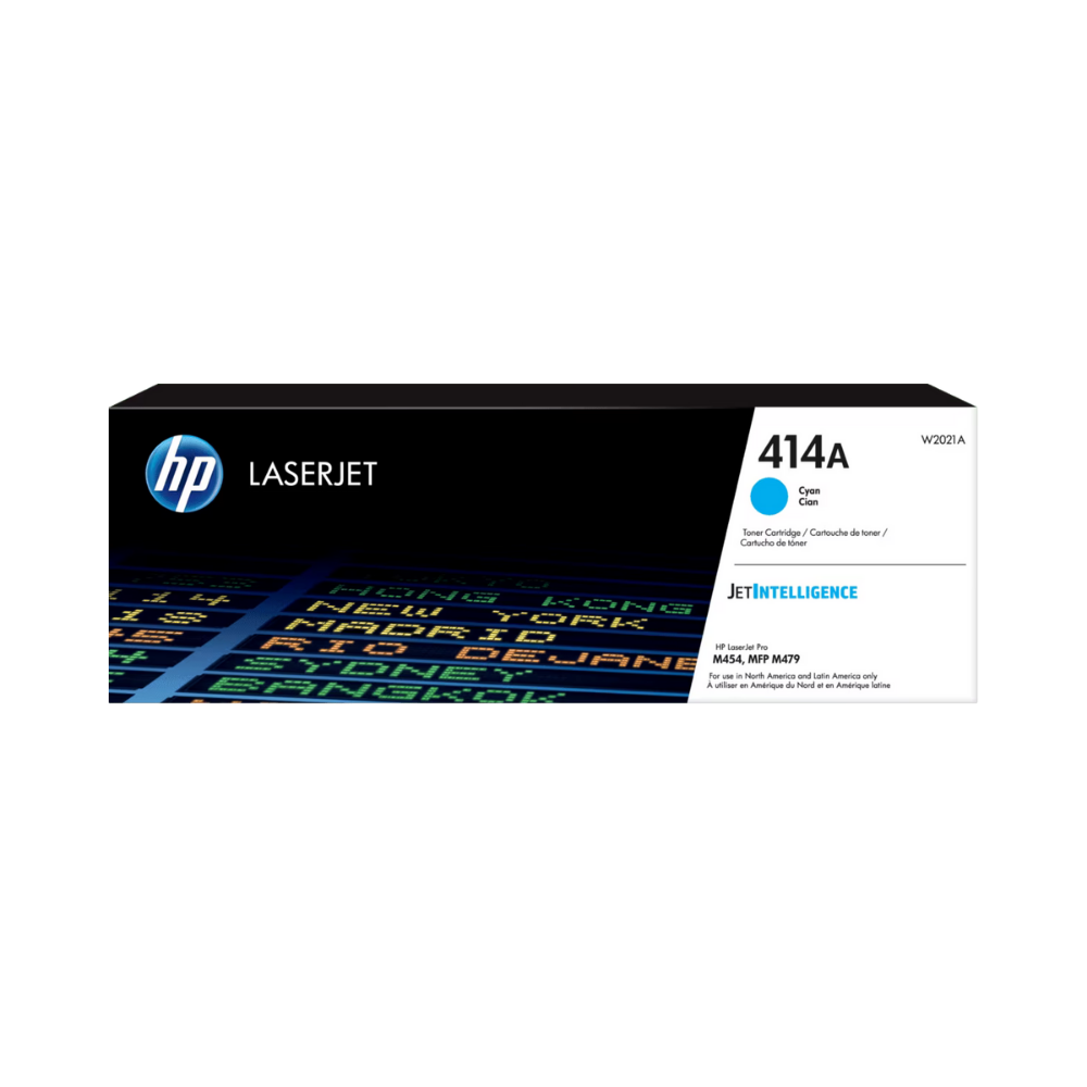 Tóner HP 414A W2021A Cian LaserJet M454/M479/M480F (2,100 Páginas)