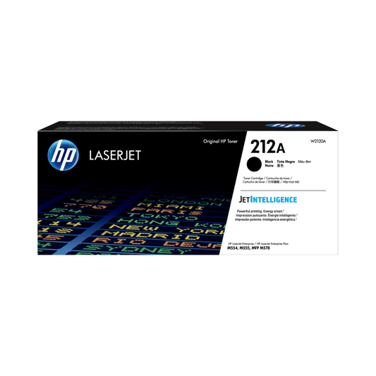 Tóner HP 212A W2120A Negro LaserJet M555 (5,500 Páginas)