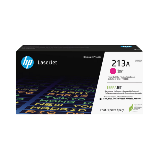 Tóner HP 213A W2133A Magenta LaserJet Enterprise 5700DN/MFP 5800 (3,000 Páginas)